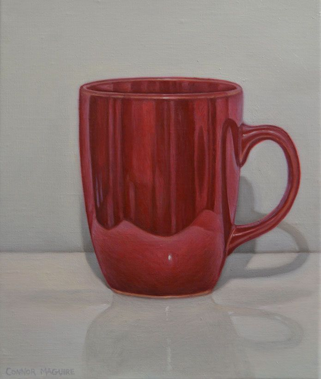 Big Red Tea Cup