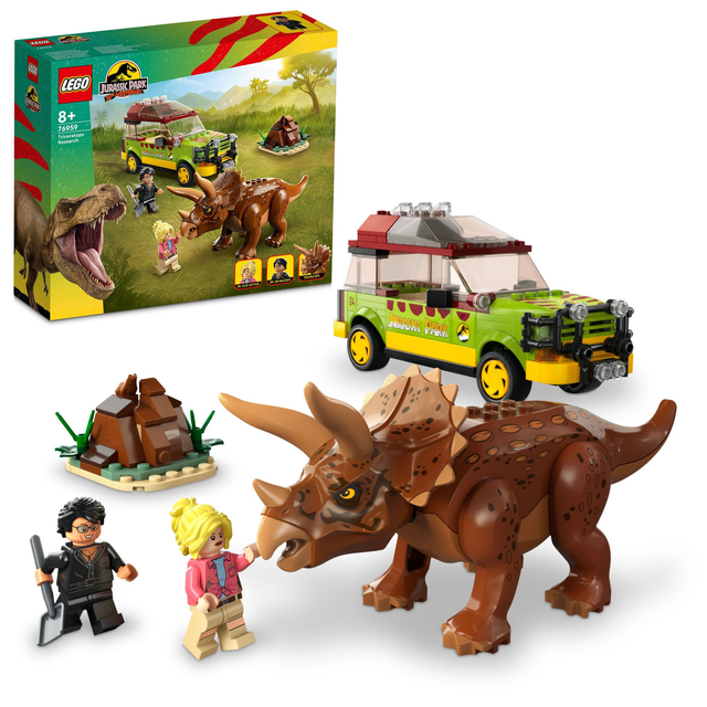 LEGO 76959 Jurassic World Triceratops-Forschung