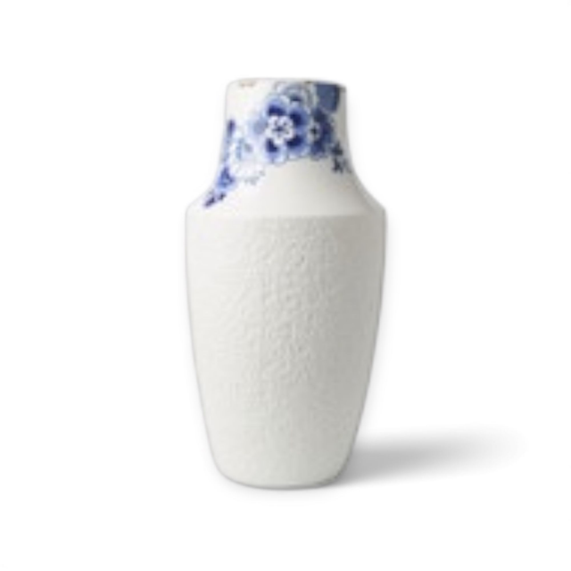 Heinen Delfts Blauw Blauw Bloesem vaas nr. 5