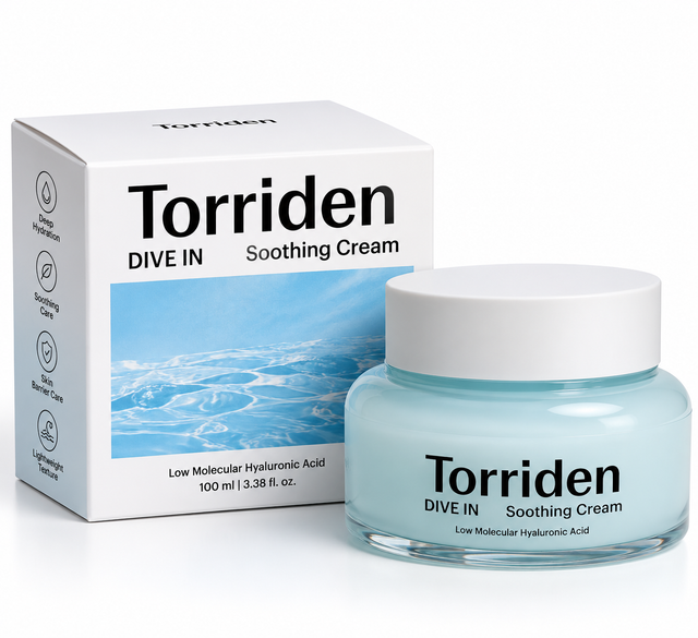 Torriden DIVE IN Soothing Cream 100 ml – Feuchtigkeitsspendende Gesichtscreme