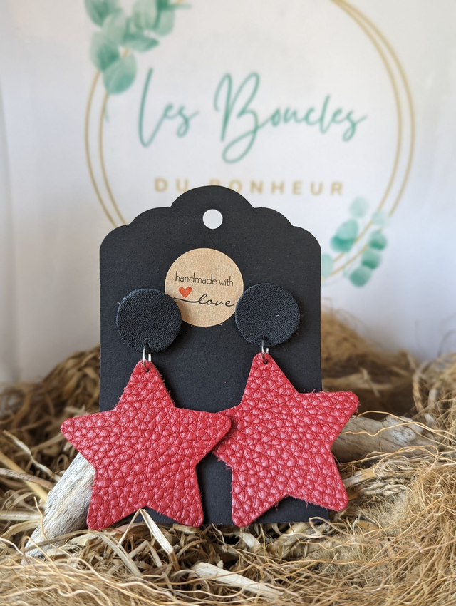 Boucles d&#039;oreilles Star s018