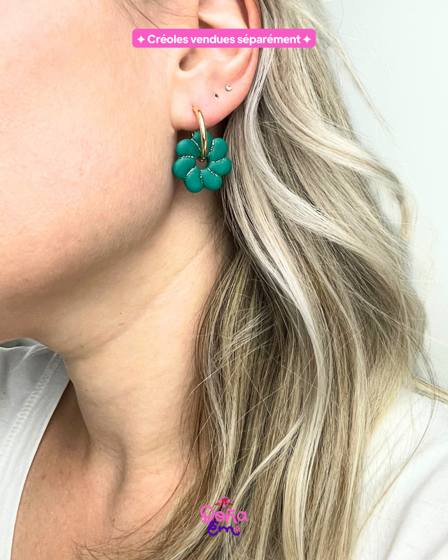 Pampilles "Jenna" - Vert luxuriant