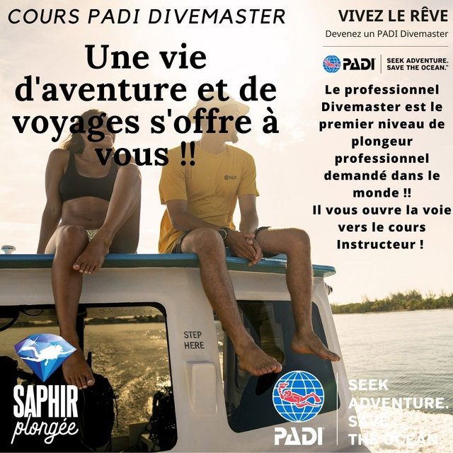 eLearning cours Padi - Tarifs AVEC ou SANS Cours Pratique