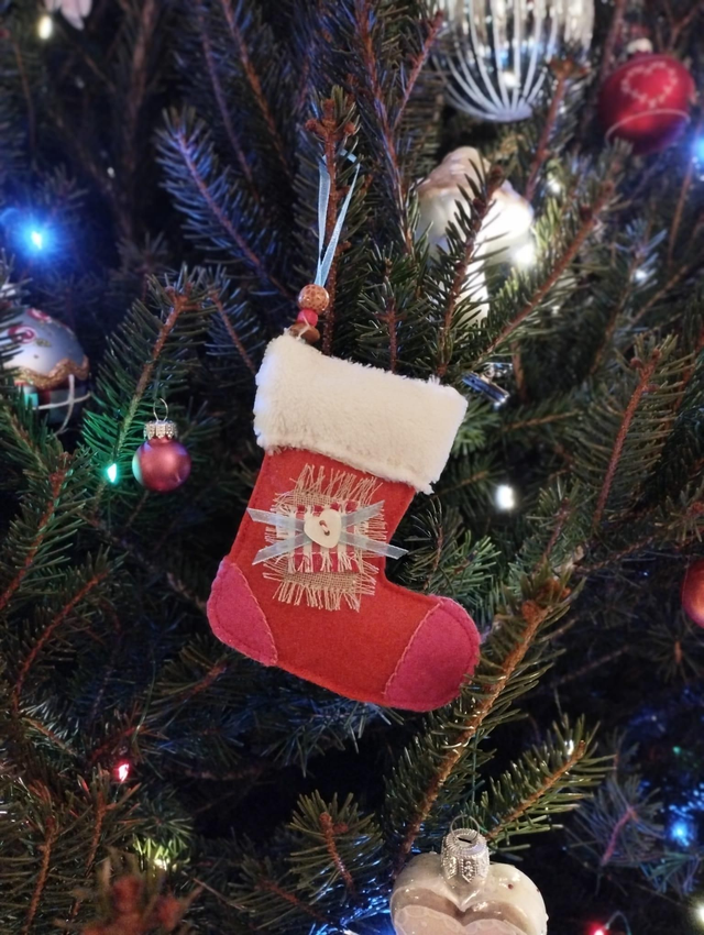 Décorations de Noël Feutrine - Chaussette