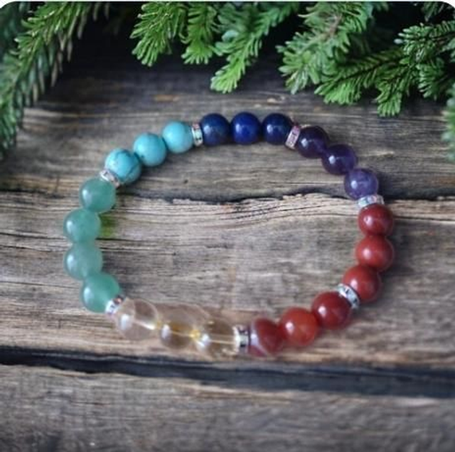 Bracelet 7 Chakras - Harmonie Intérieure & Alignement des 7 Chakras