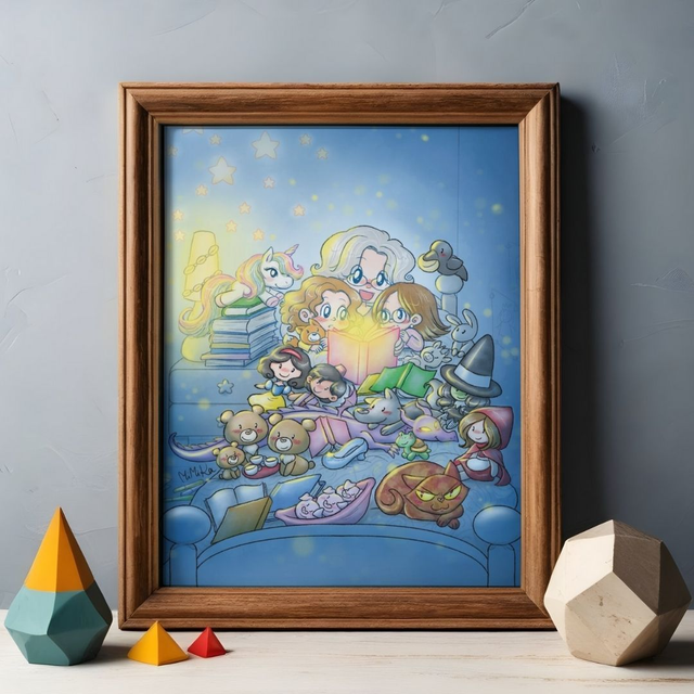 Affiche "Histoires du soir"