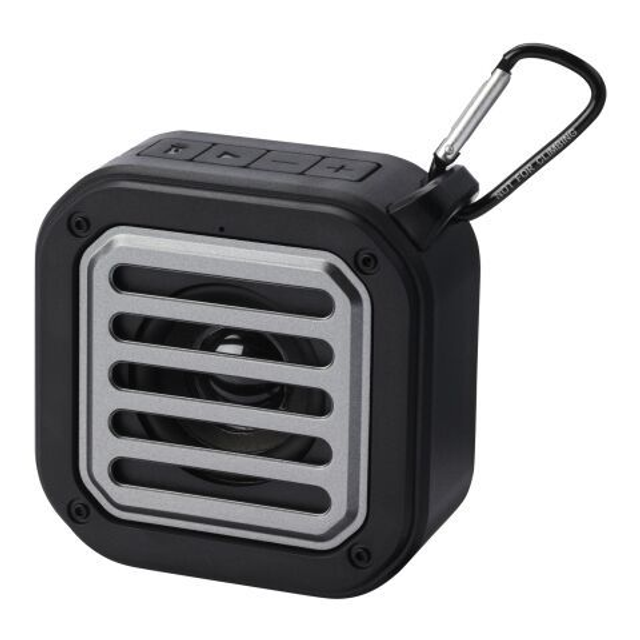 Solo 3W IPX5 RCS Bluetooth speaker with carabiner