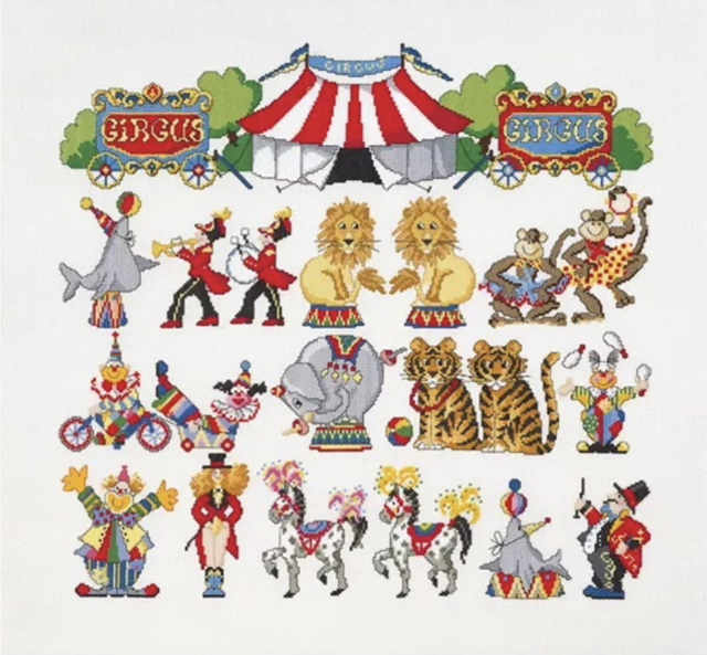 Permin Circus Counted Cross Stitch 