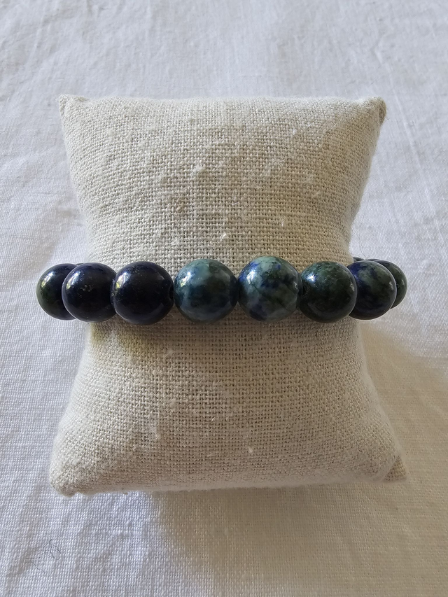 bracelet Azurite malachite 10MM