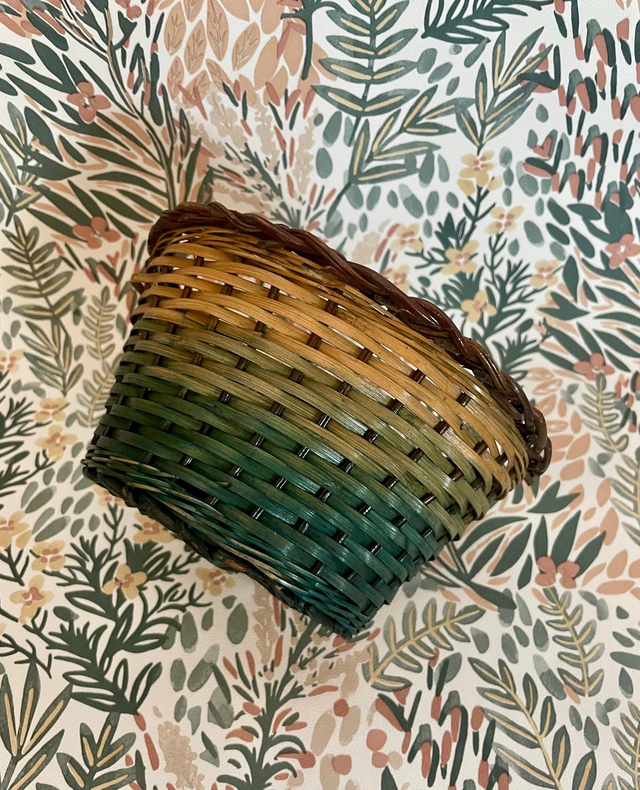 Corbeille "tie and dye"
