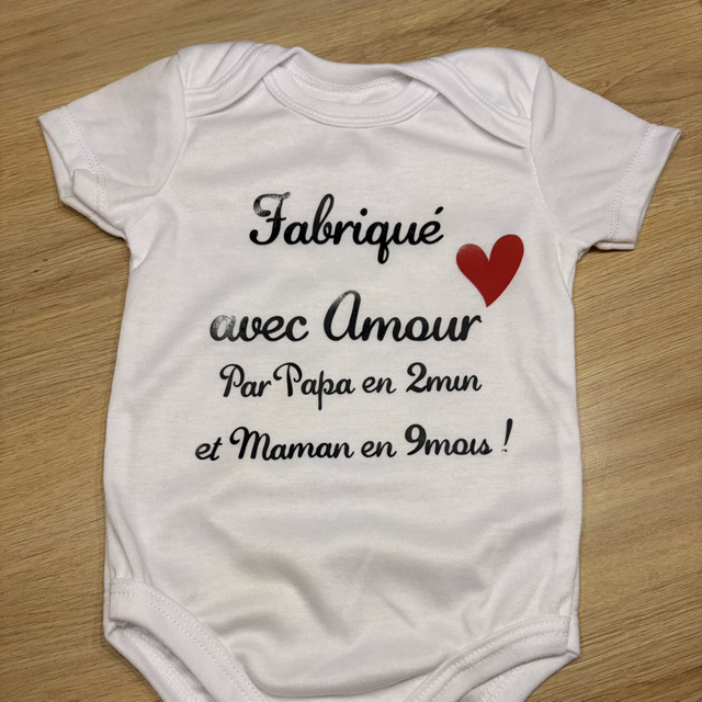 Body 0-3 mois personnalisé