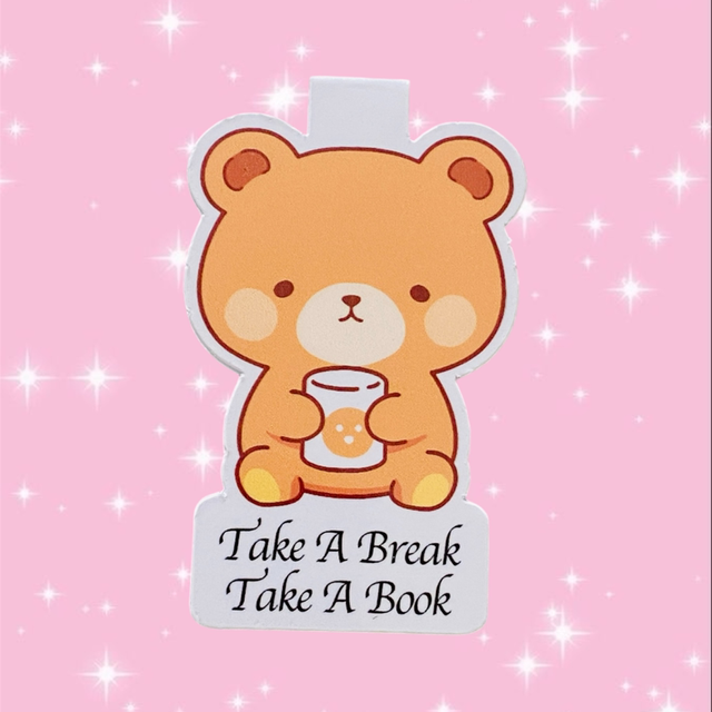 Marque-pages Magnétique « Take A Break, Take A Book »