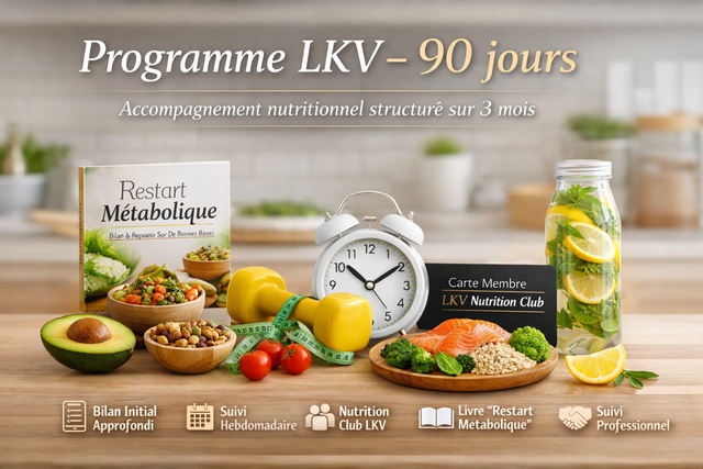 Programme LKV – Accompagnement Nutrition 90 jours