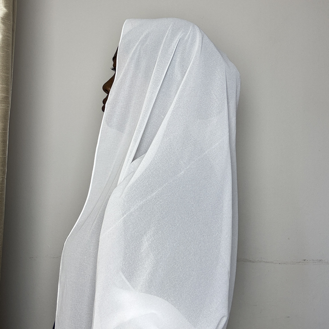 White (Chiffon Hijab)