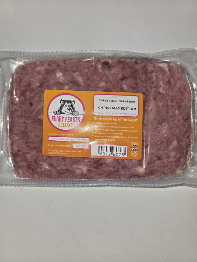 Turkey and Cranberry Christmas Edition