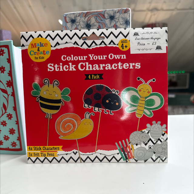 Colour your own stick characters 