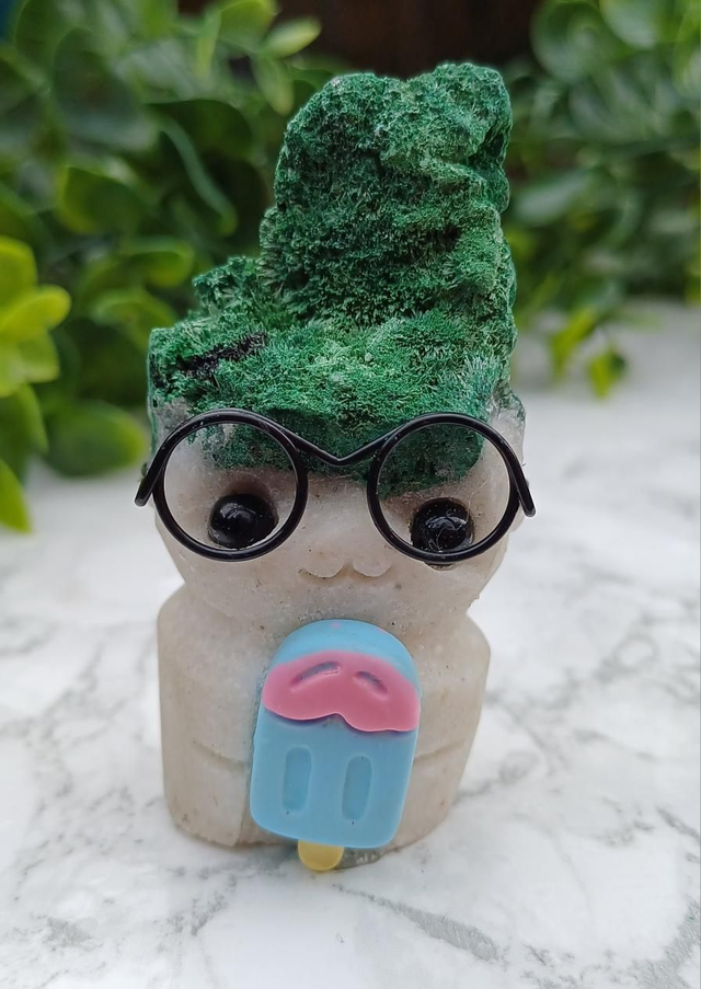 Crystal Critter Greenthorne. Malachite