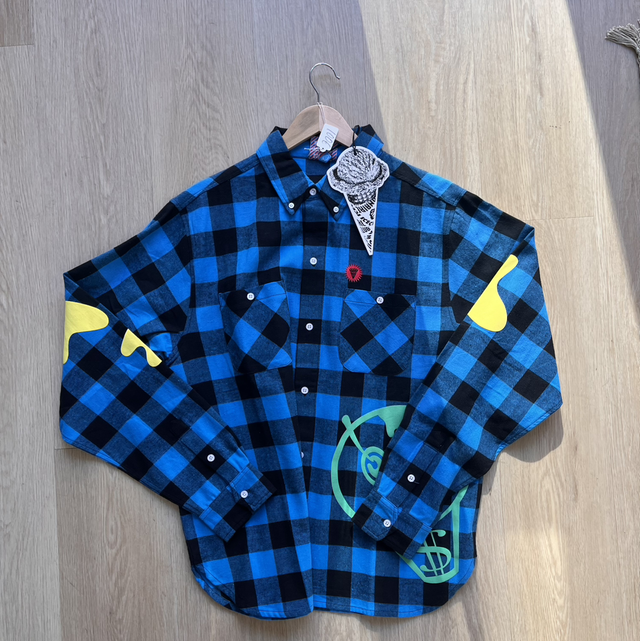 Icecream Shirt Blue Size XL - NEW