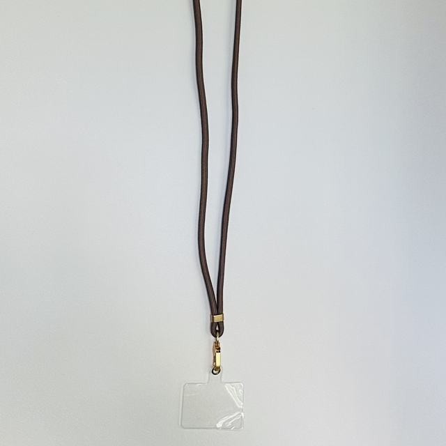 Lange Telefoonkoort bruin