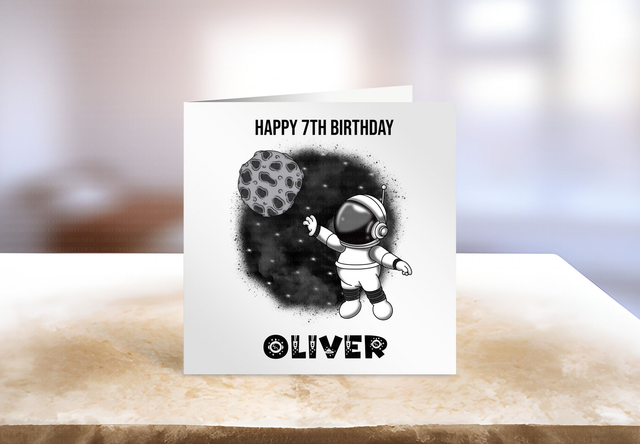 Personalised Astronaut Card