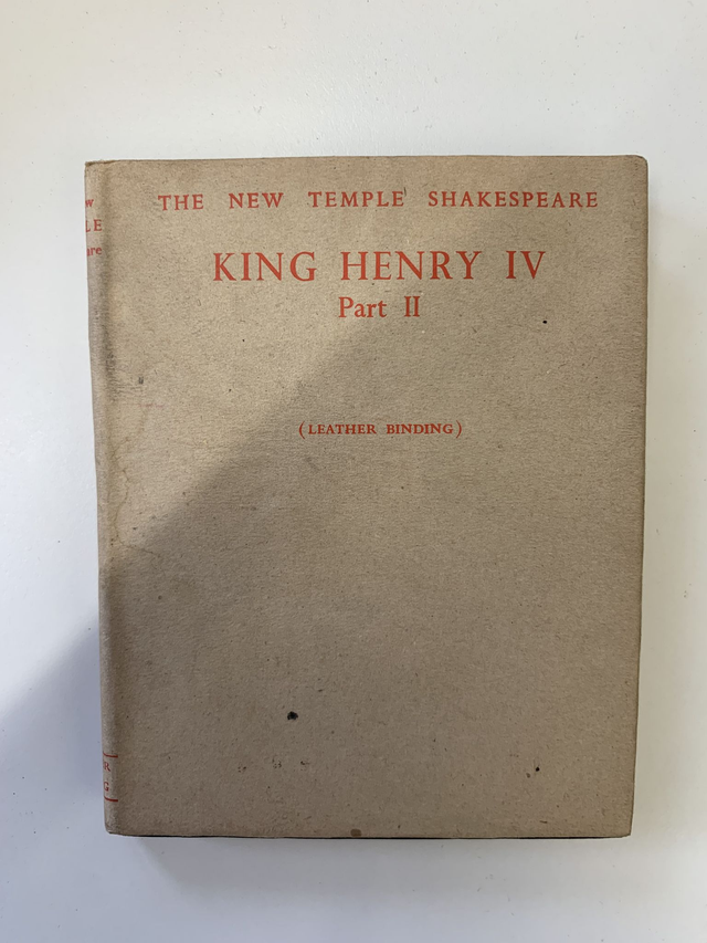 Henry IV Part II New Temple Shakespeare 1935