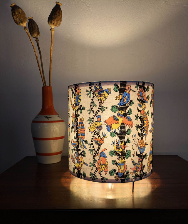 Lampe "Oiseaux" Blanc