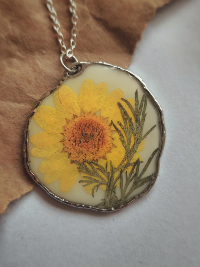 Preserved Floral Necklace