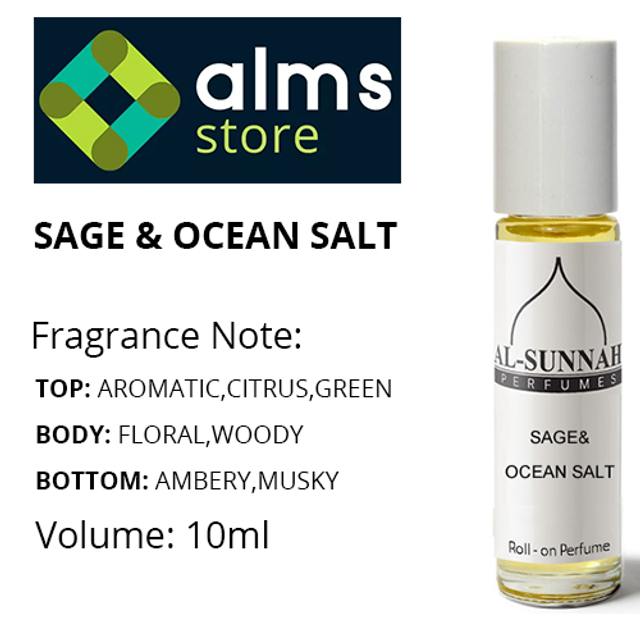 Sage & Ocean Salt Men 10ml Roll-on