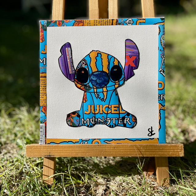 Tableau Stitch 20x20 cm