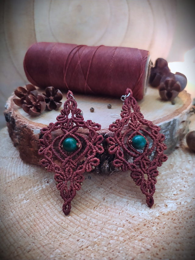 Boucles D'oreilles "Laetitia" - Chrysocolle