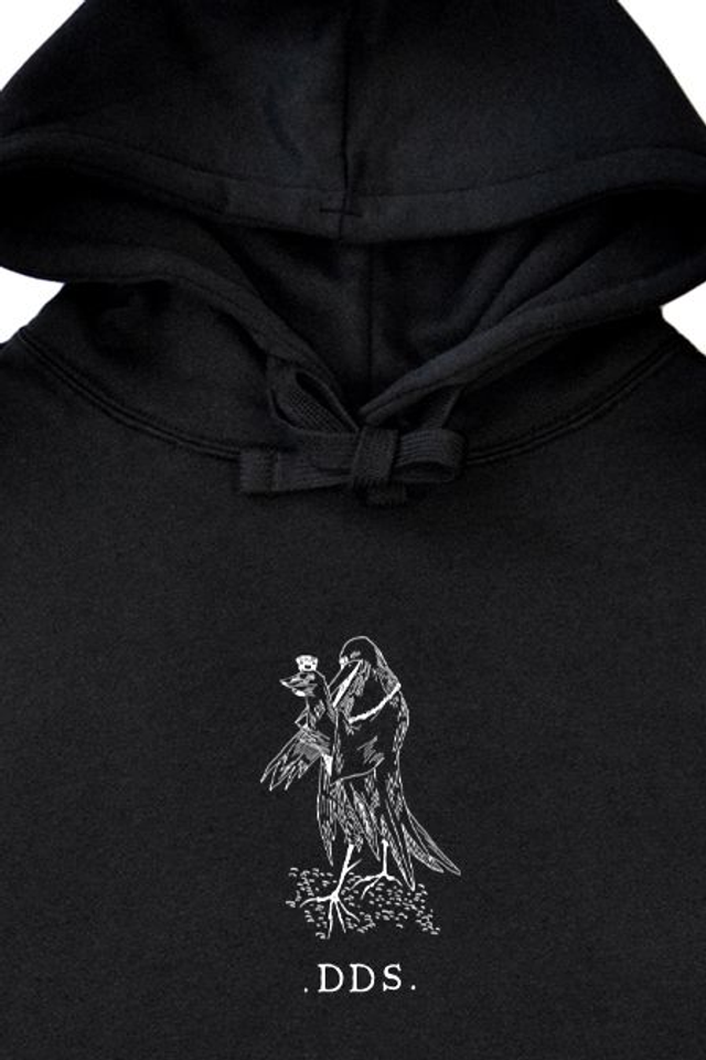 Dents de Scie® Stephen le corbeau Sweat-shirt Noir