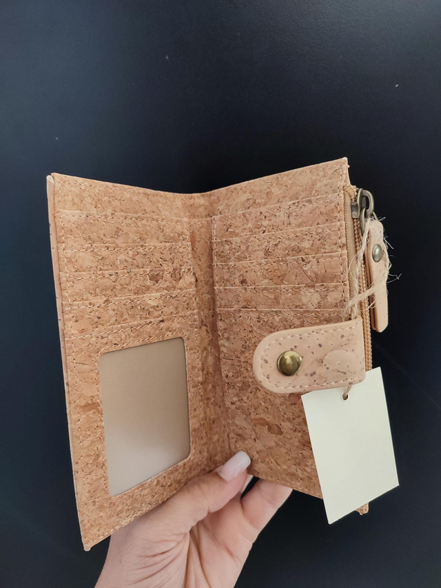 Portefeuille Cork #1 naturel