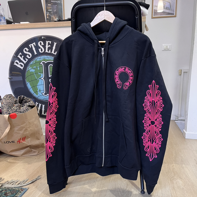 Chrome Hearts zip hoodie size L NEW