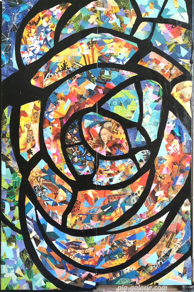 Ça # 64 « Vitrail n°23, La rose et la tortue »