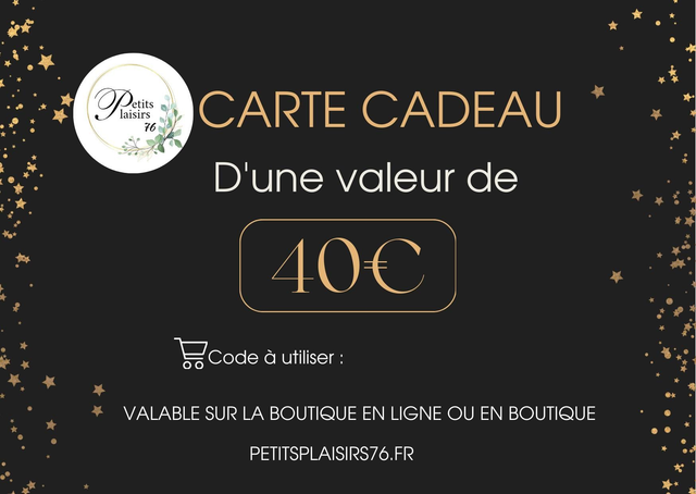 Carte cadeau 40€