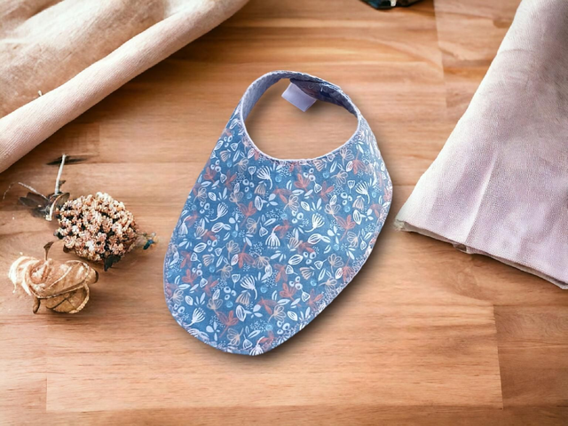 Bavoir Naissance à 6 mois réglable  Fleurs