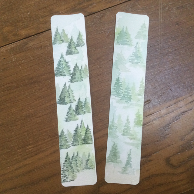 Marque-pages Sapins enneigés 289