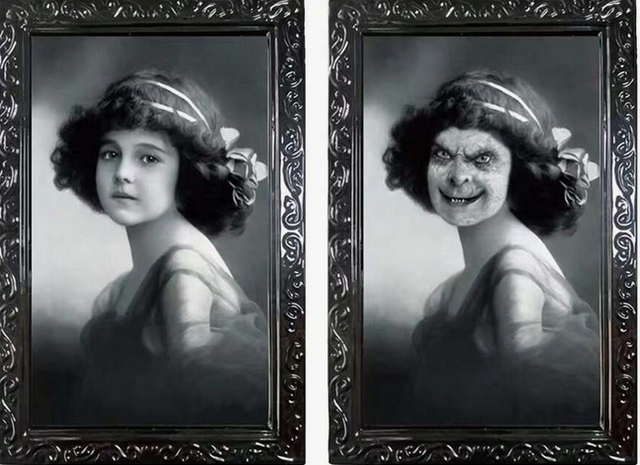 cadre fin déco halloween