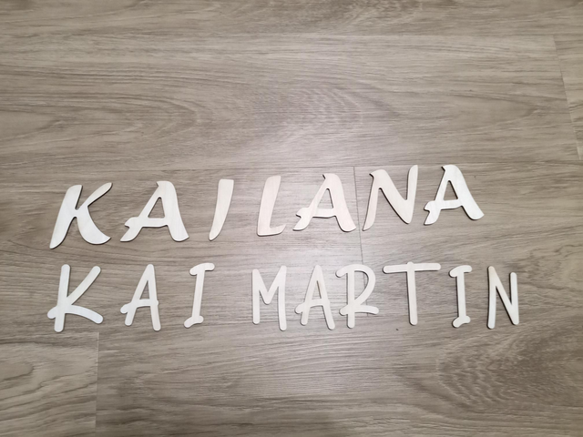 Lettres et chiffres à L'UNITÉ / différentes tailles