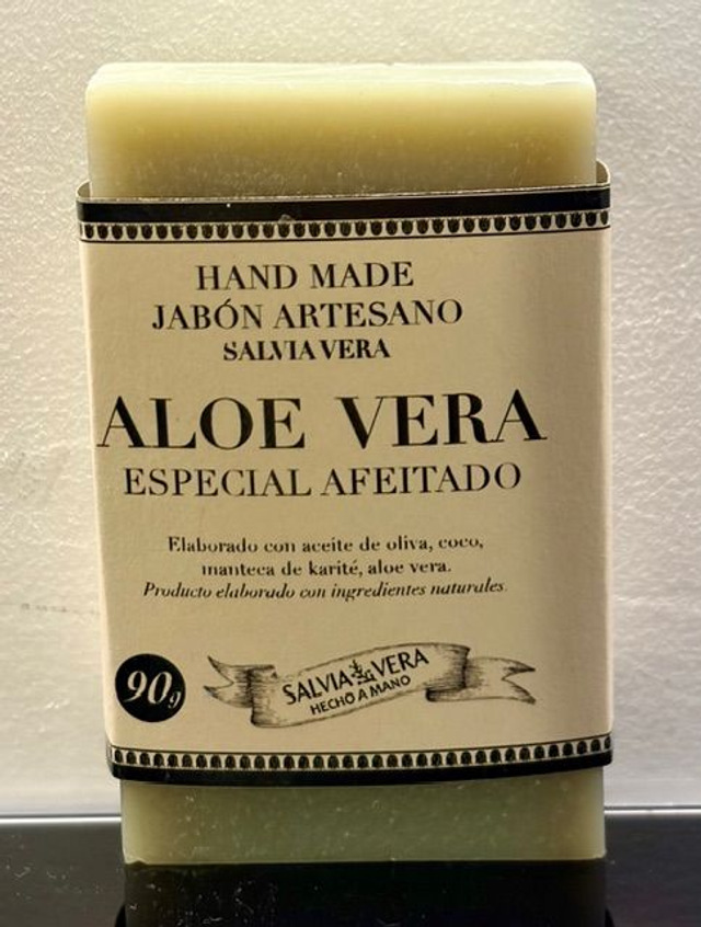 JABON AL CORTE ALOE VERA 90GR.