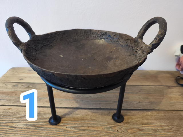 Antique Indian Cooking Bowl No1