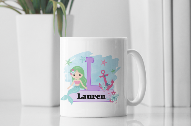 Personalised Mermaid Mug - Add any name