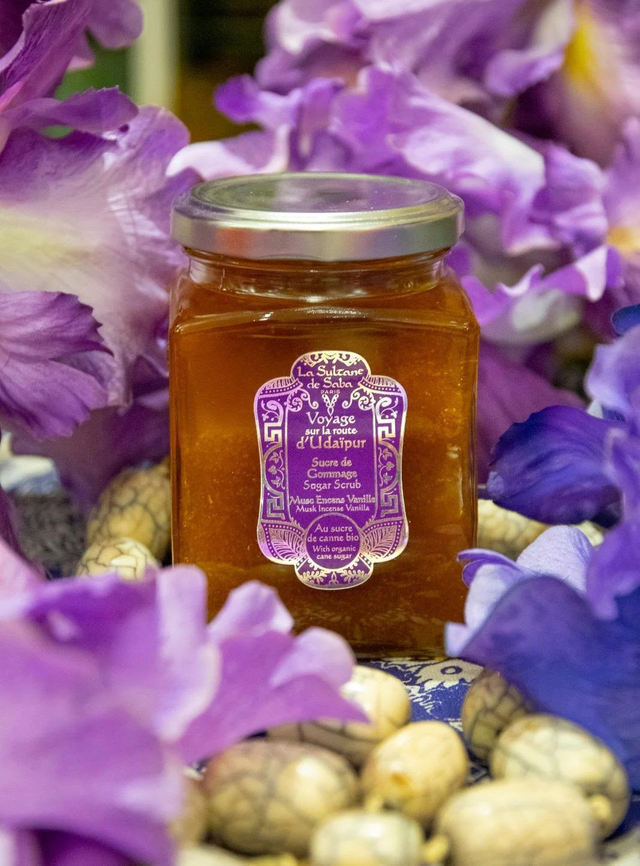 Peeling Suiker - Sucre de Gommage - 300g - Udaipur (Muskus - Wierook - Vanille) 