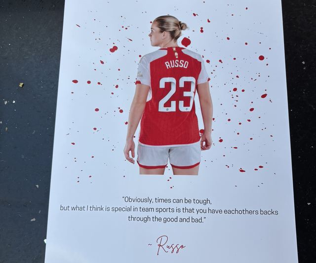 Alessia Russo Arsenal A4 Poster