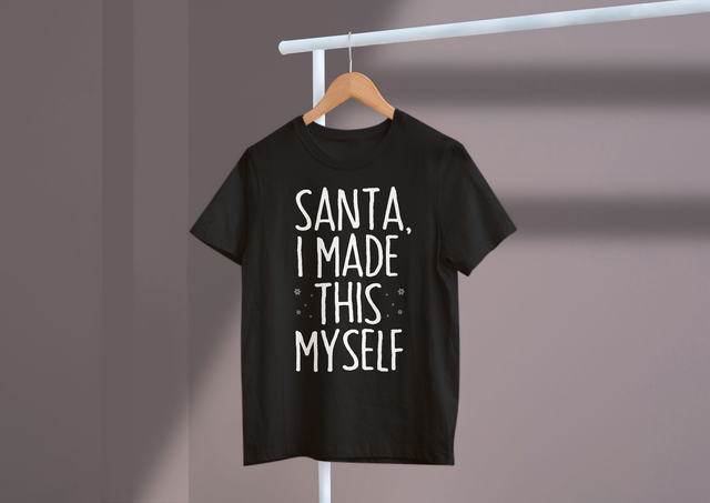 Santa I made this myself Handmade Gifts, Christmas Cheer. Weihnachtsmann, ich habe das selbst gemacht, handgemachte Geschenke, Weihnachtsstimmung