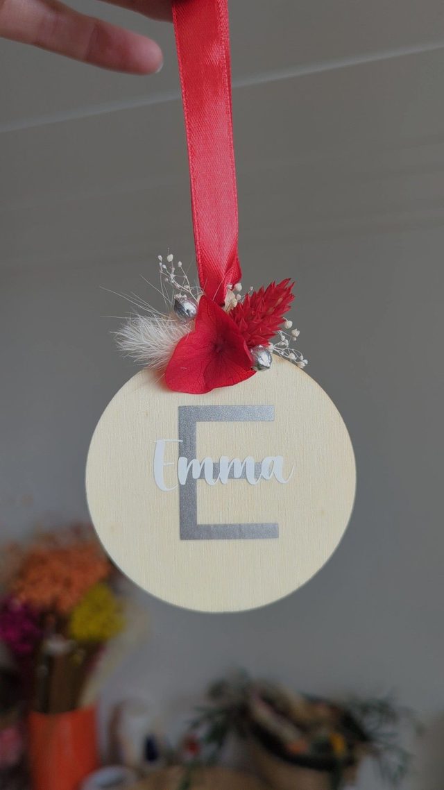 Boule de Noël (Bois) - Eclat festif 