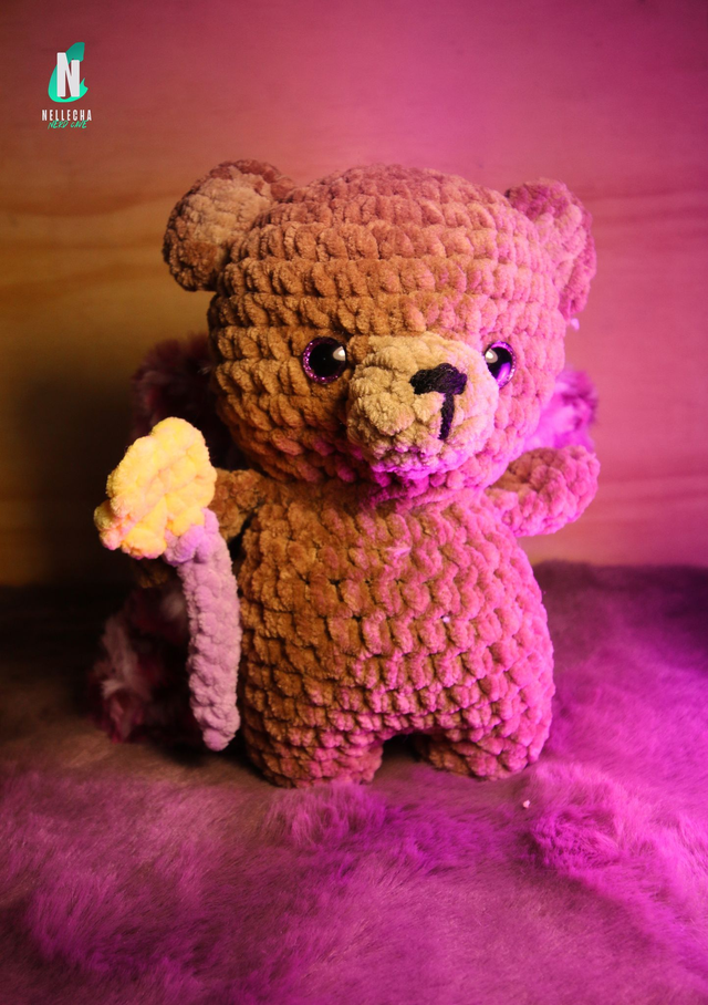 Ferdinand the Fairy bear - Peluche en crochet 