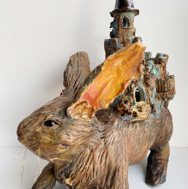 Memory Palace stoneware sculpture- Tish Campbell Exhibition