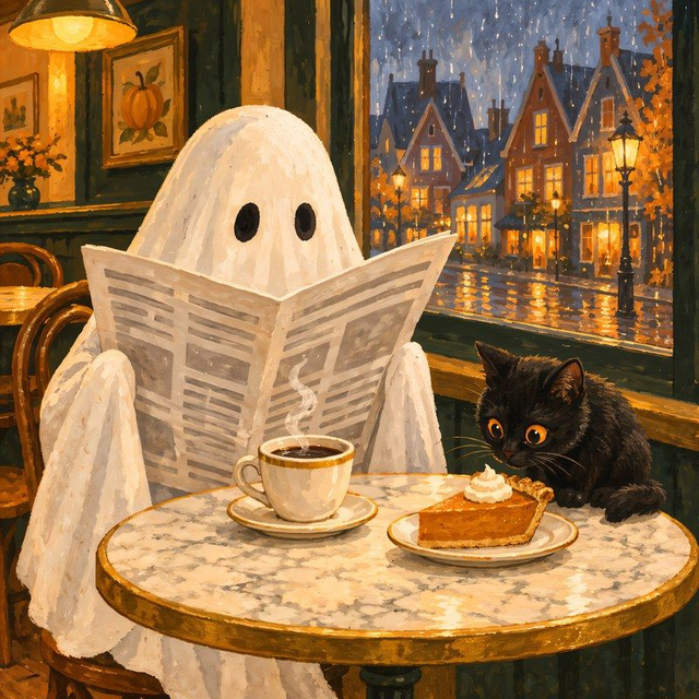 Hausgeist – Café mit Zeitung