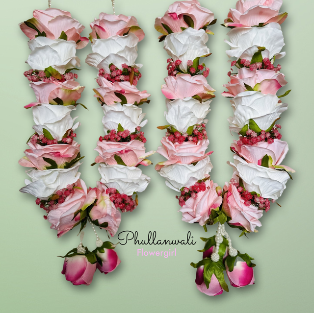 Silk Flower Couple Garlands (2)